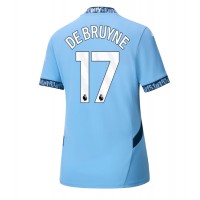 Dámy Fotbalový dres Manchester City Kevin De Bruyne #17 2024-25 Domácí Krátký Rukáv